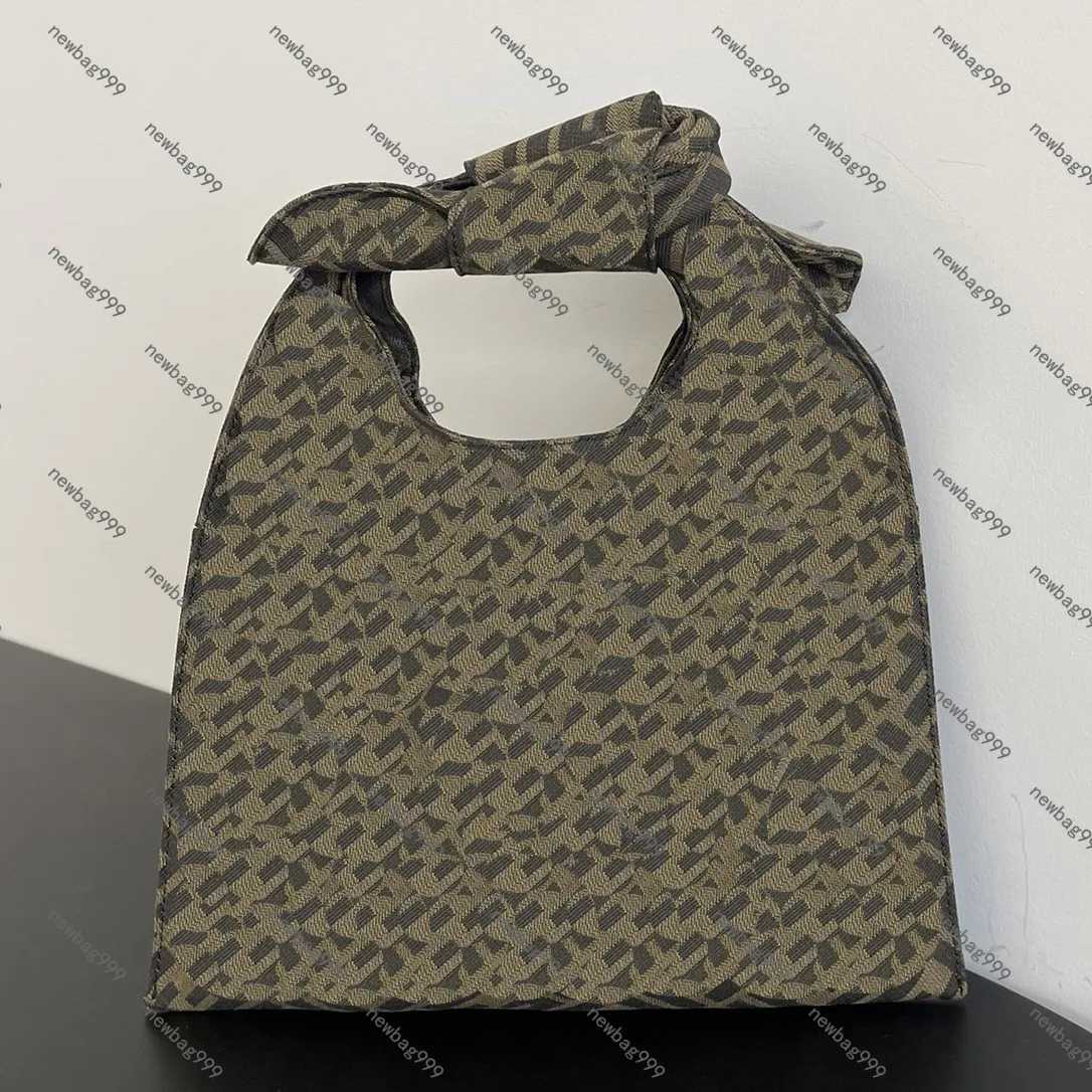 Sac de créateur Fendessence Hobo Vieux tissu floral Sacs à main Noeud papillon Poignée Fourre-tout Sacs à main Classiques Portefeuille Femme Sacs à bandoulière Luxurys Polyvalent Mini Fourre-tout Sac sous les bras