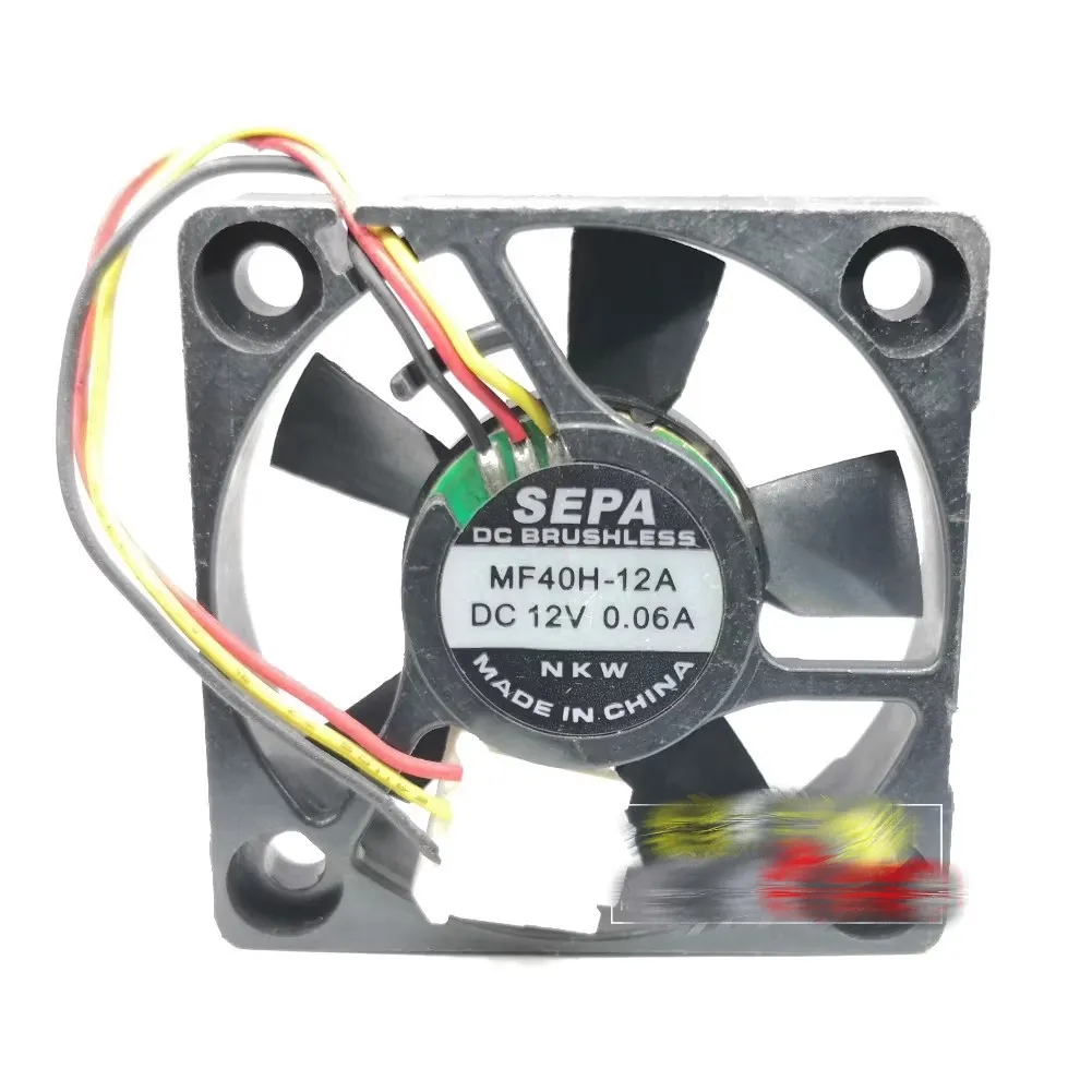 Gratis verzending SEPA 12 V 0.06A 4010 MF40H-12A miniatuur stille koelventilator