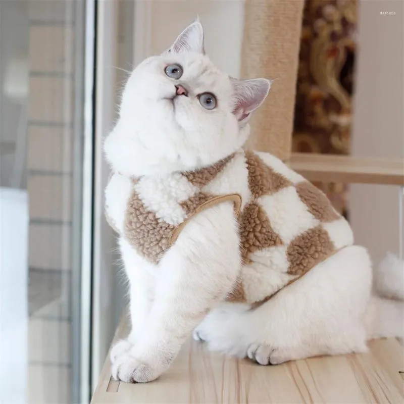 Abbigliamento per cani Simpatici vestiti per animali domestici Abbigliamento Gilet casual invernali e autunnali Cuccioli di gatto per cani di piccola taglia