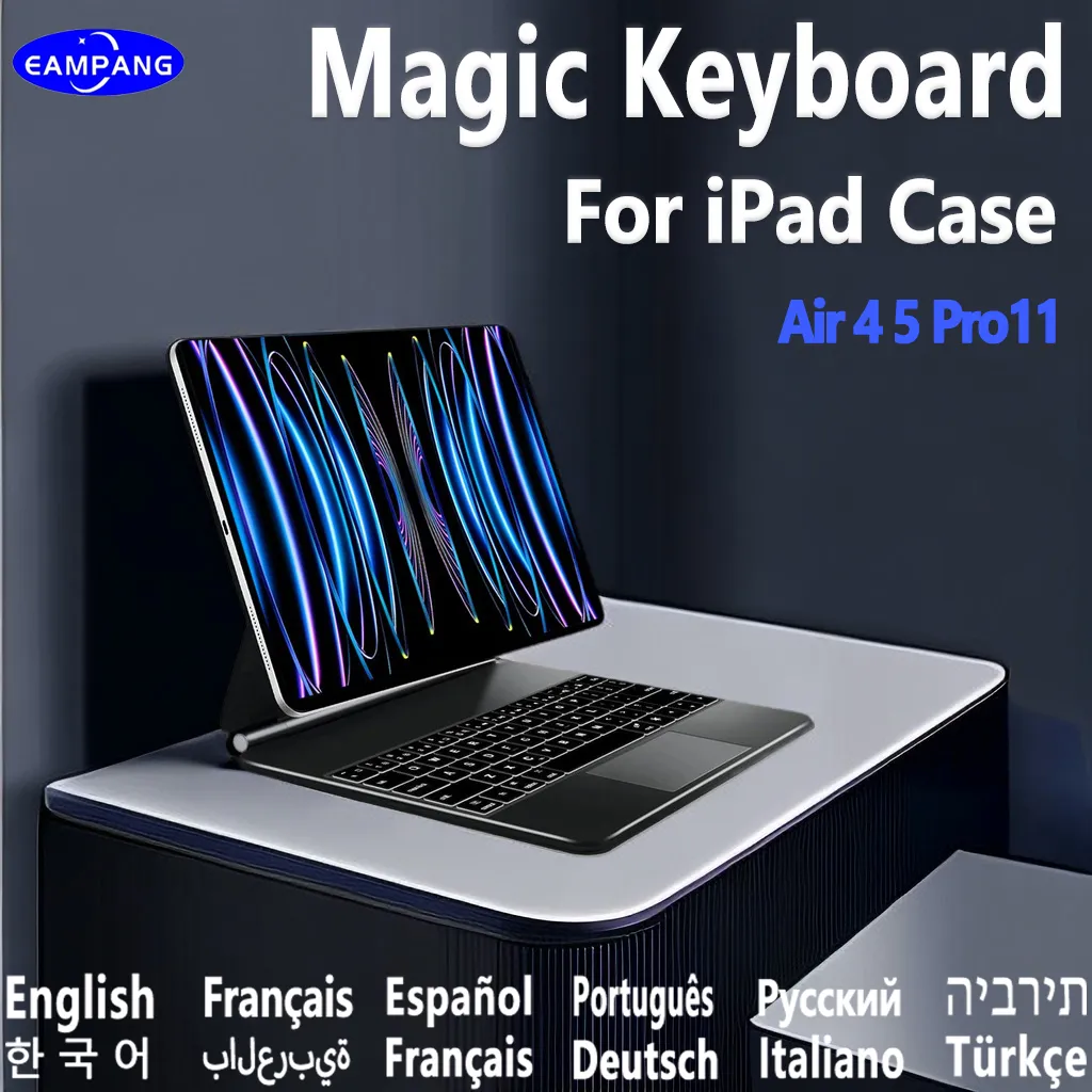 Magic Keyboard Russian Magic Keyboard Case for iPad Air 4th/5th Generation, Pro 11 ...