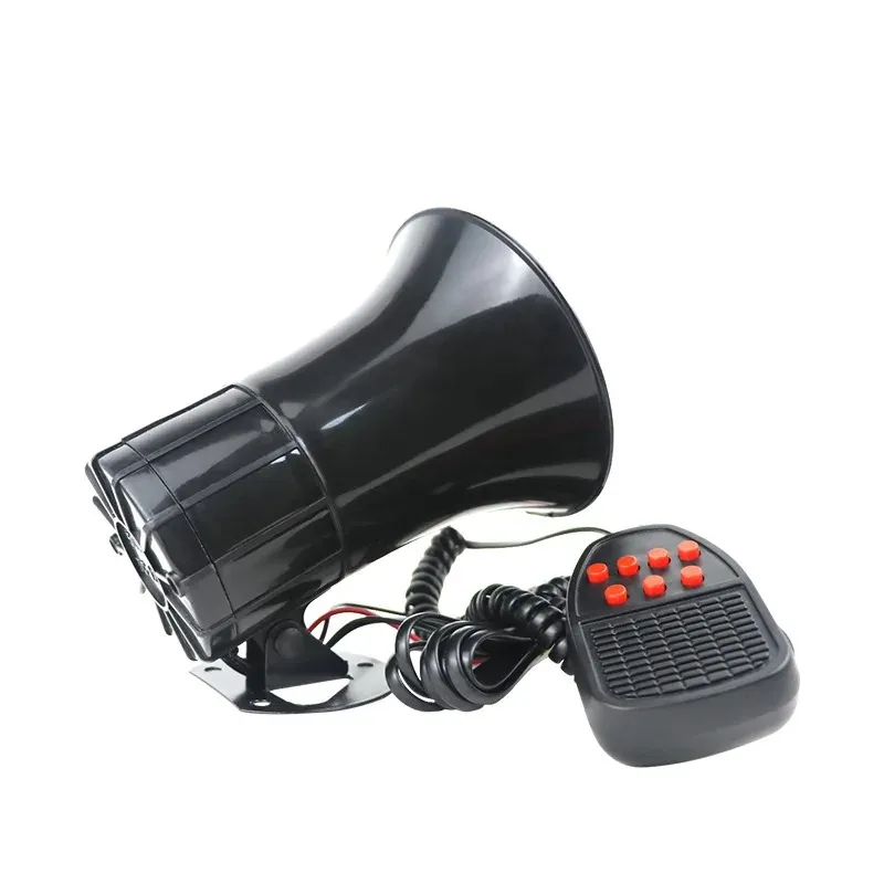 Motorrad Hupe Sieben Ton Alarm Horn Sirene Lautsprecher für Auto Lkw Impianto Audio Moto 12 V Neu Angekommen