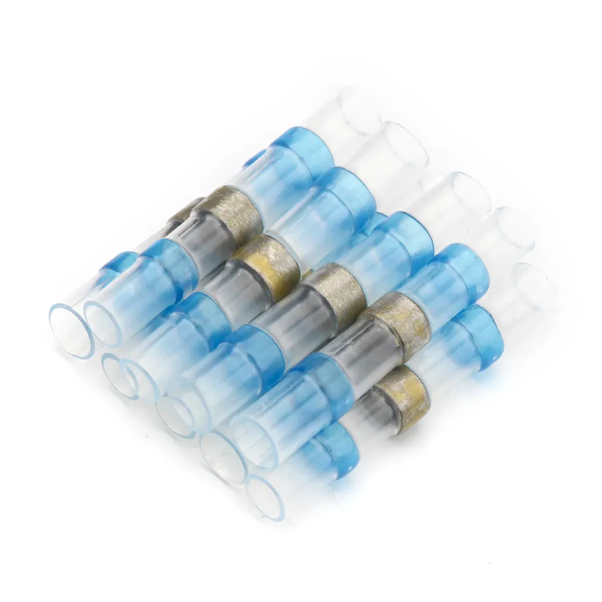 50/Waterproof Heat Shrink Wire Connectors Butt Splice Terminals Kit 10 ...