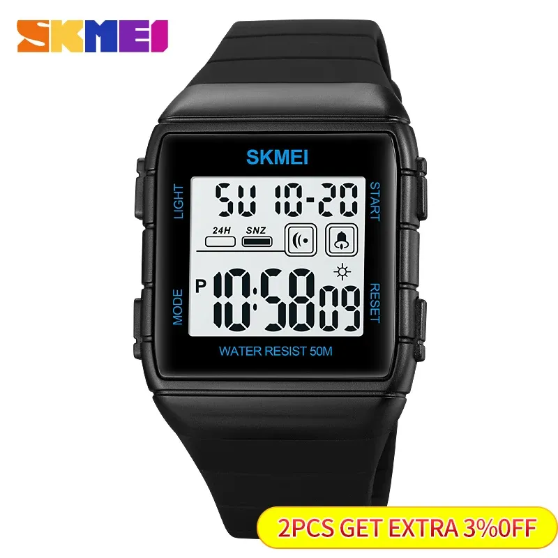 SKMEI 1960 Sports Digital Watch For Men Outdoor Countdown Electronic Wristwatches With Waterproof Military Design Reloj Masculino 1858 From Homepro3 6.92 DHgate.Com