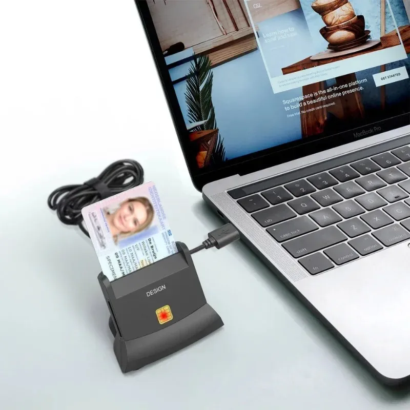 Smart Card Reader - USB 2.0 Reader/Writer for ID, Bank, EMV IC Chip ...