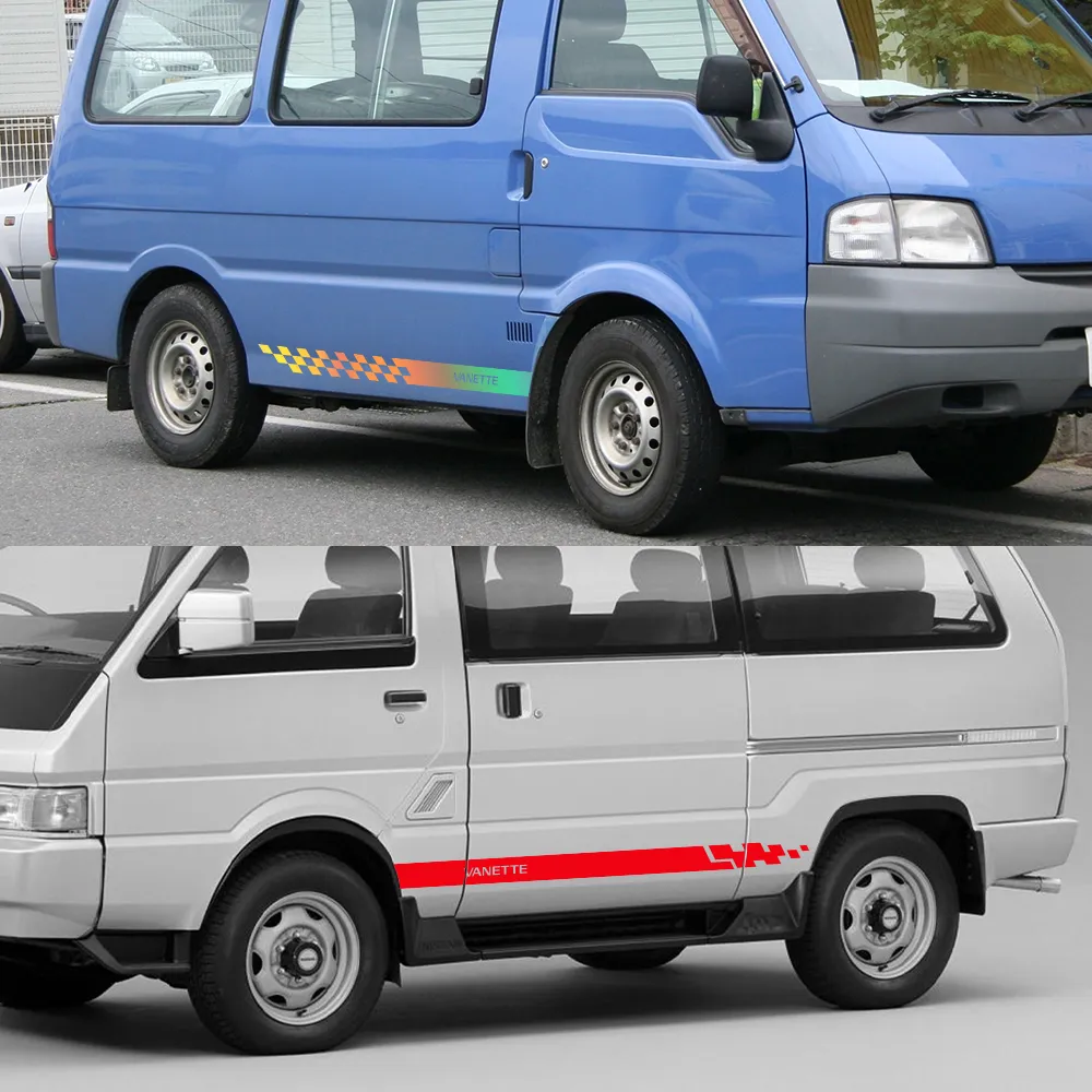 日産のヴァンドアサイドステッカーC22遊牧民S21カーキャンパー