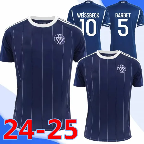 2023 2024 GirONdiNs de BoRDeaUx Maillot BADJI Soccer Jerseys Foot Kids Kit Fc Football Shirts Home Training 23 24 Home 40TH Champion BADJI BOKELE MWANGA JOSH MAJA