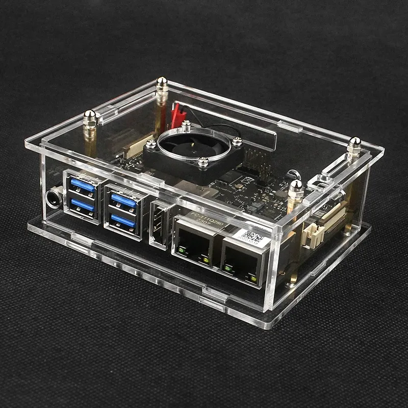 Ordinateur Monocarte Gpu 3d Carte Single-board VisionFive2 RISC-V - Processeur StarFive JH7110 Quad-Core 1.5GHz - 8GB RAM - Compatible Raspberry Pi GPIO Carte RISC-V 4K Décodage