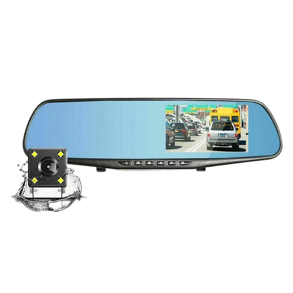 Front And Rear Dual Dash Cam Surveillance (1080P HD) - Rabbit Quick