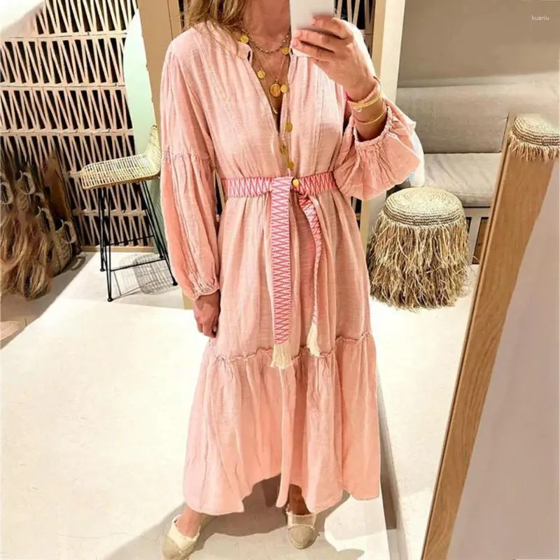 Casual Dresses Spring Soft Dress Pleated Detail... From Join3, $41.45 |  DHgate.Com