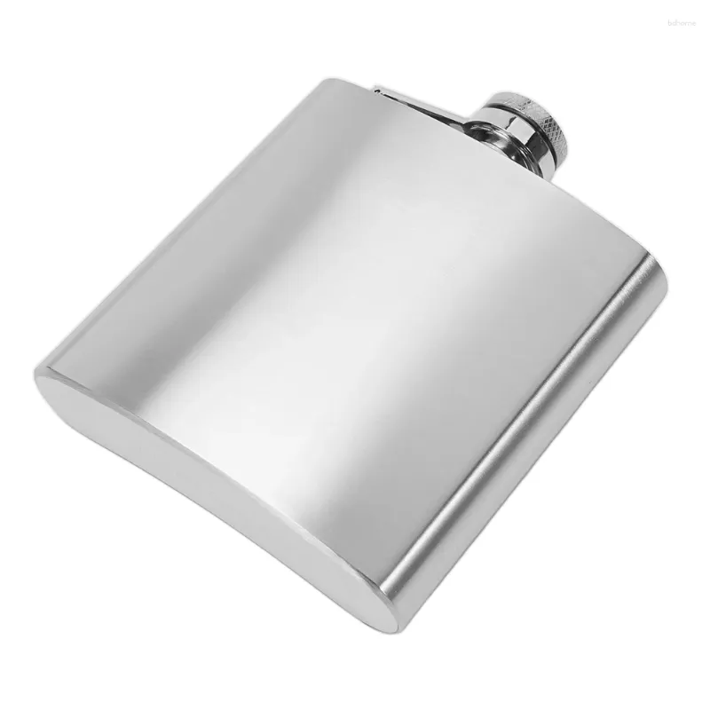 Hip Flasks 6/8oz Portable Stainless Steel Flask Whiskey Liquor Wine Pot Cover Bottle Large Capacity Travel Tour Drinkware