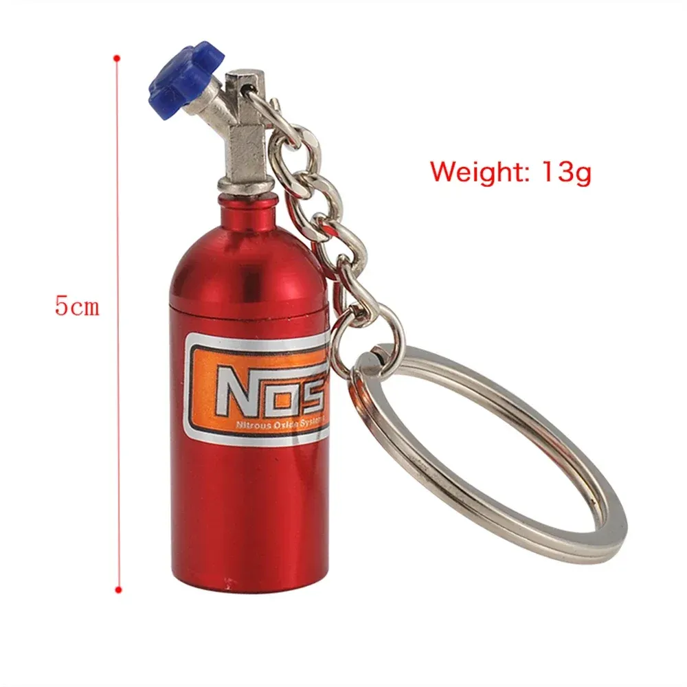 Keychain Pill Holder, Mini Car Keychain: Novelty Nitrogen Bottle Design ...