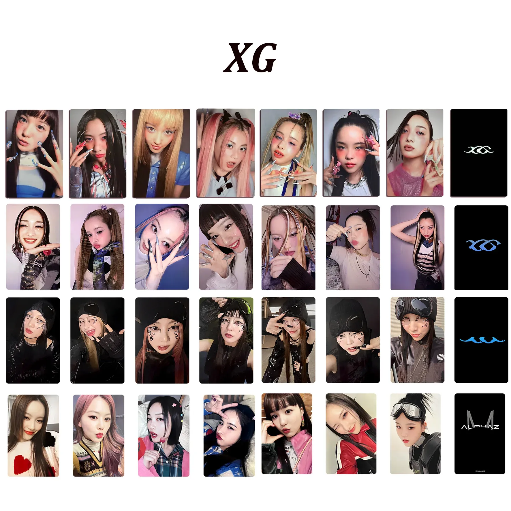 XG KCON ALPHAZ 1st Mini Album Photocards DNA LOMO Cards, JURIN