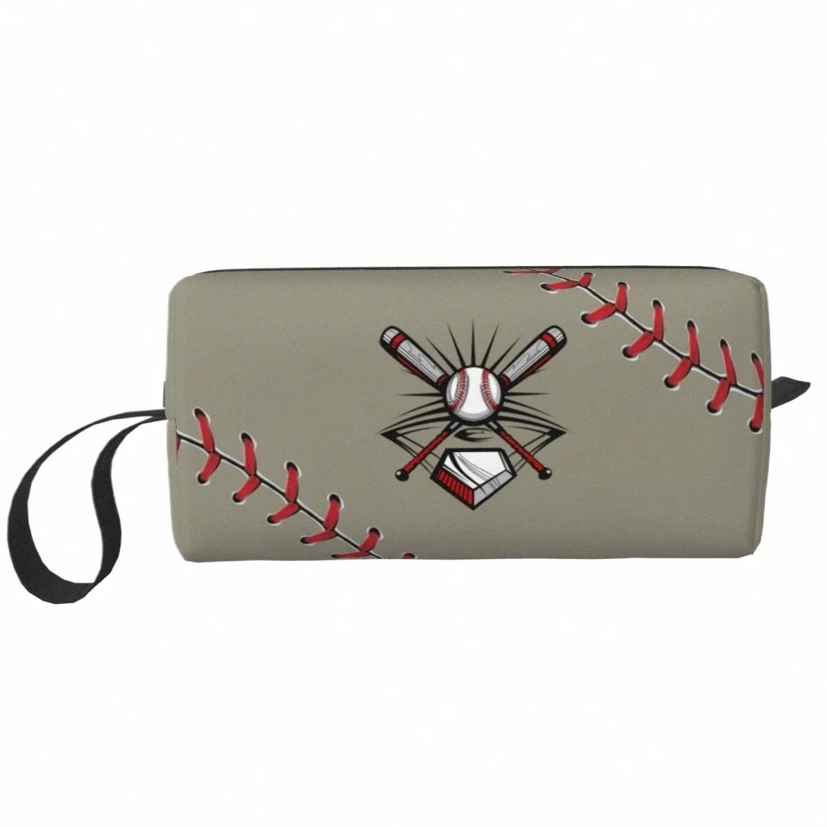 fi Softball Baseball Lace Travel Toiletry Bag for Women Cosmetic Makeup Bag Beauty Storage Dopp Kit T5cF#