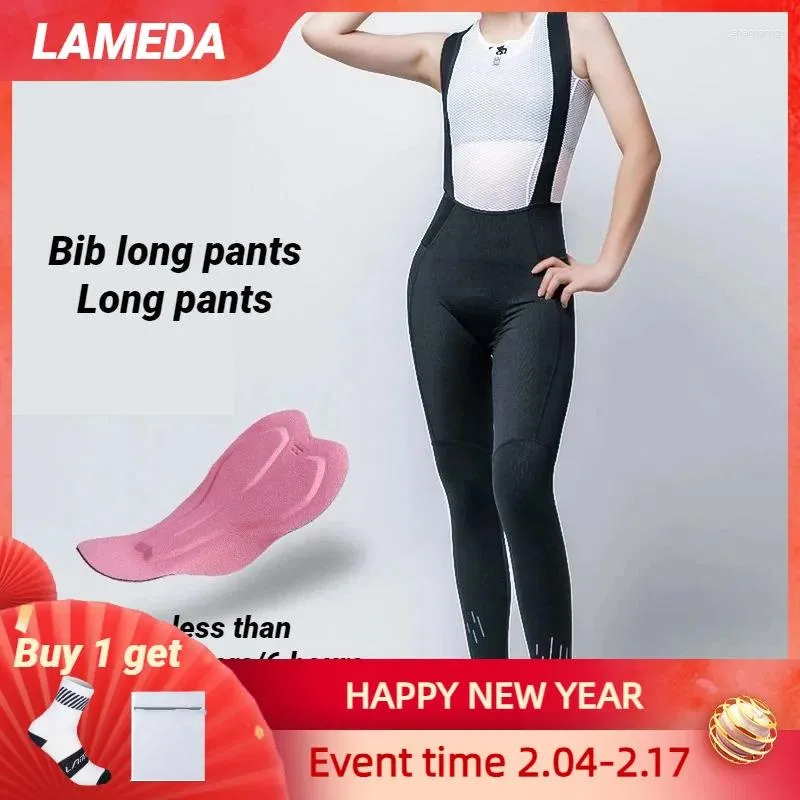 Racing Pants Lameda Bicycle For Women Comfortable Bib Long Slimming Clothing Spring Summer Fall