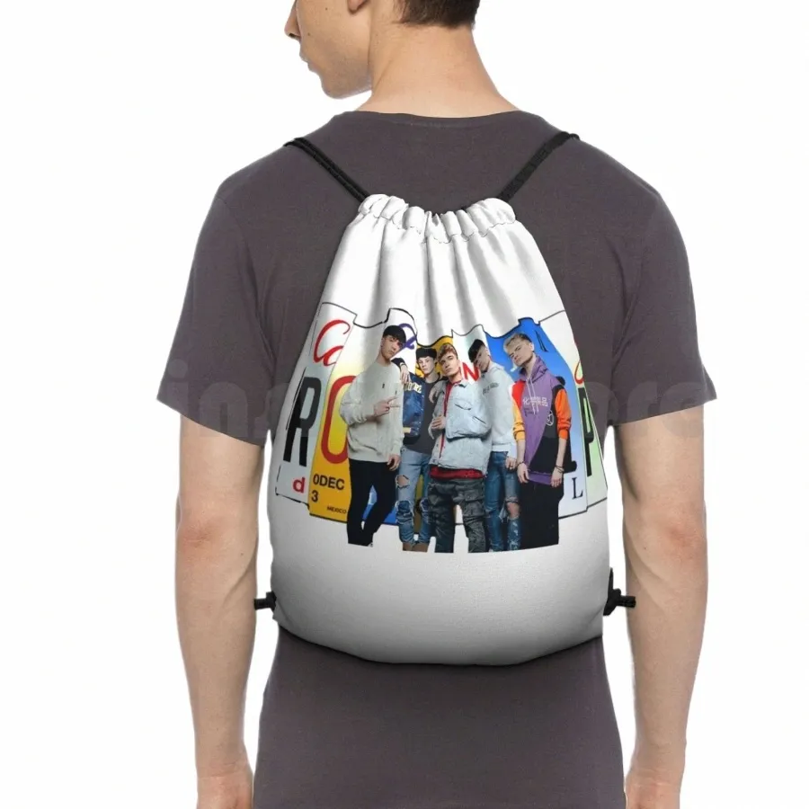 Roadtriptv Oreiller Sac à dos Sac à cordon Équitation Escalade Sac de sport Roadtriptv Roadtrip Rttv Andyfowler Ryebeaumt 32ku #