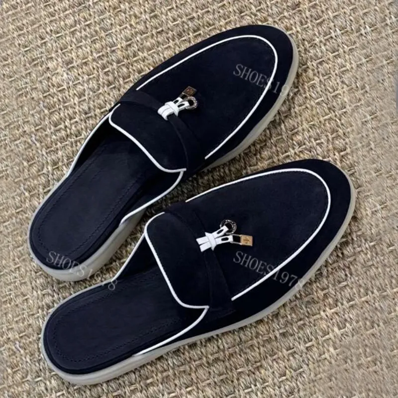 Save Big on Bulk Designer Casual Sandals Casual Slippers Designers Shoes  Soft Cashmere Womens Sandals Top Quality Flat Loafers High Elastic Beef