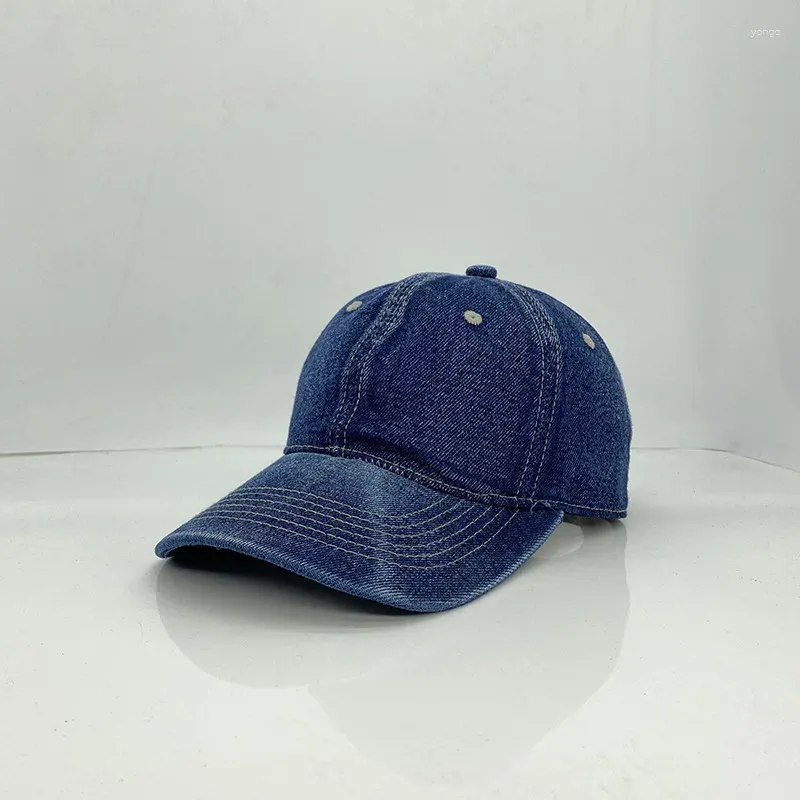 Top kapakları unisex chapeau sade renkli yıkanmış pamuk beyzbol şapkası erkek kadınlar rahat ayarlanabilir açık kamyoncu erkek kız toka şapkaları