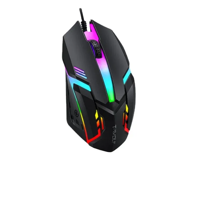 pour souris P/jeu Gamer M20 Yelandar 3000 Dpi Rgb Led