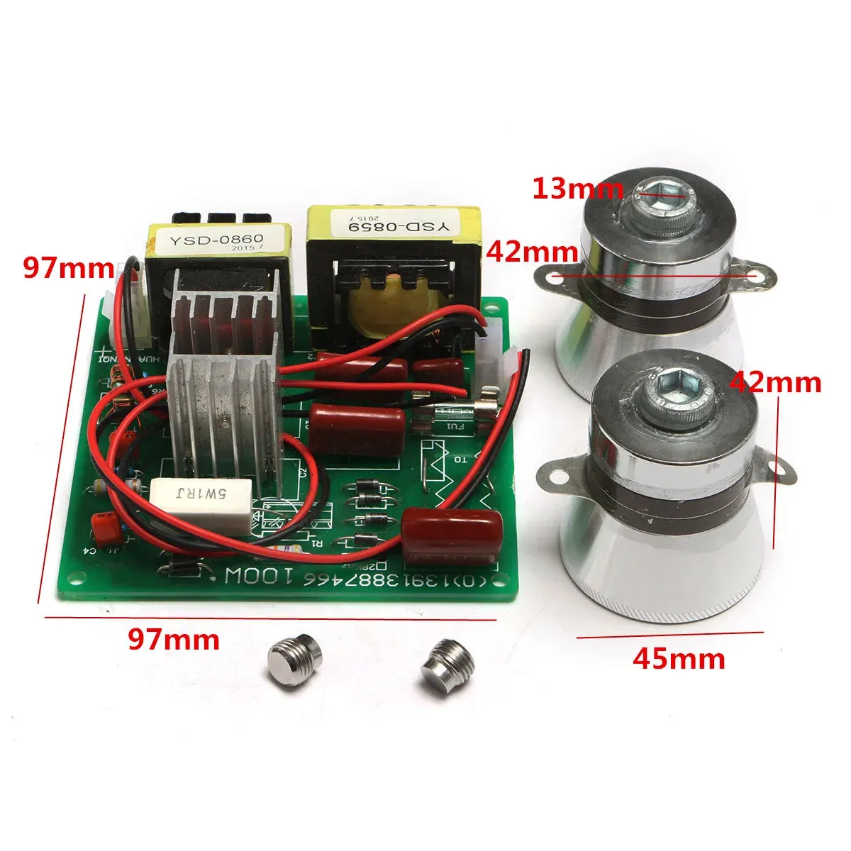 超音波クリーナー回路基板 100W 220V PCBクリーニングの高性能を 