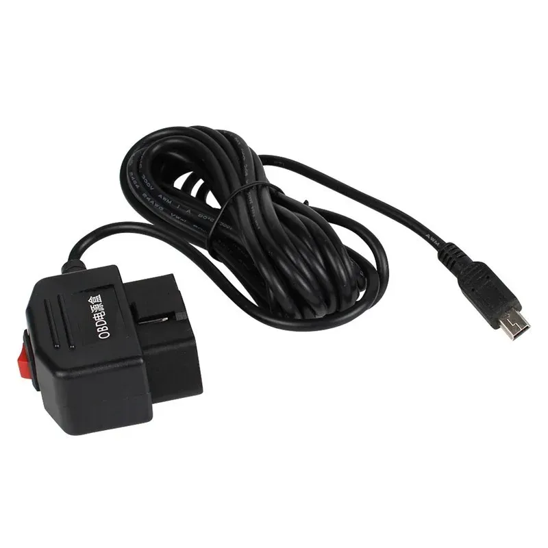 2024 16 Pin HUD-Kabelkabel Kopf-Up-Anzeige OBD-Schalter Kabel Autowagenkabel mit Schalter USB-Mini OBD2-Kabel für OBD-Schalterkabel