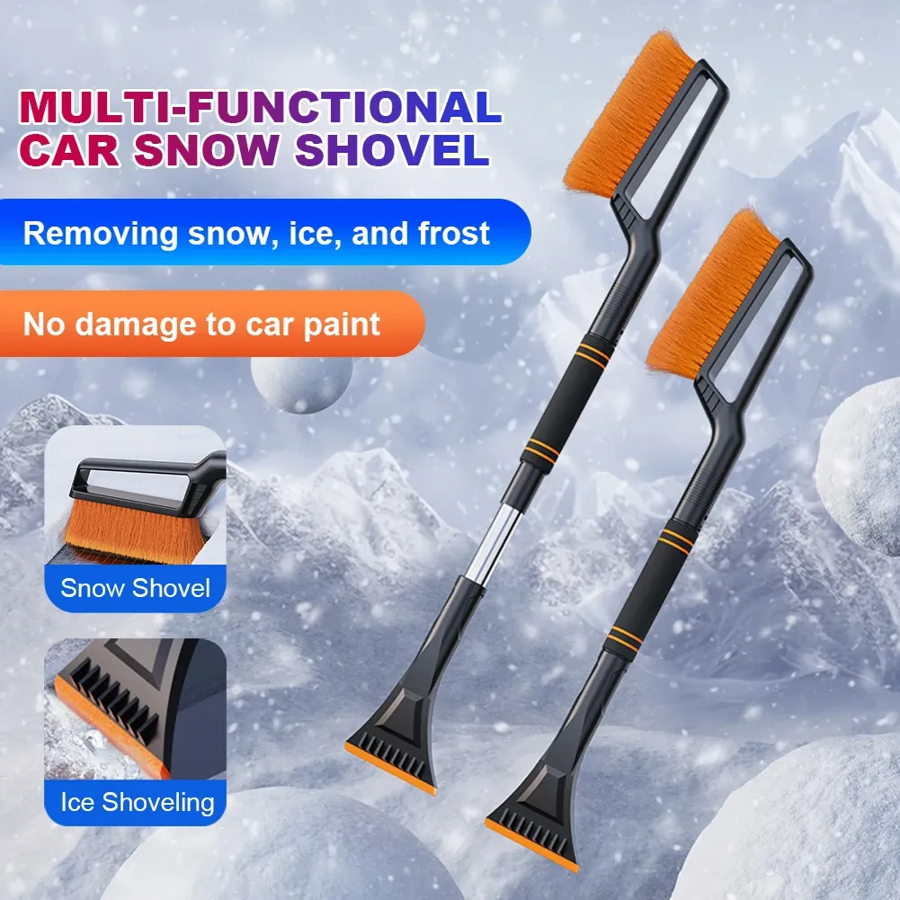 Snow Moover Extendable 50" Car Brush And Ice Scraper With Foam Grip | Auto Snow Removal | Car Truck SUV Windshield | Heavy Duty - View #6