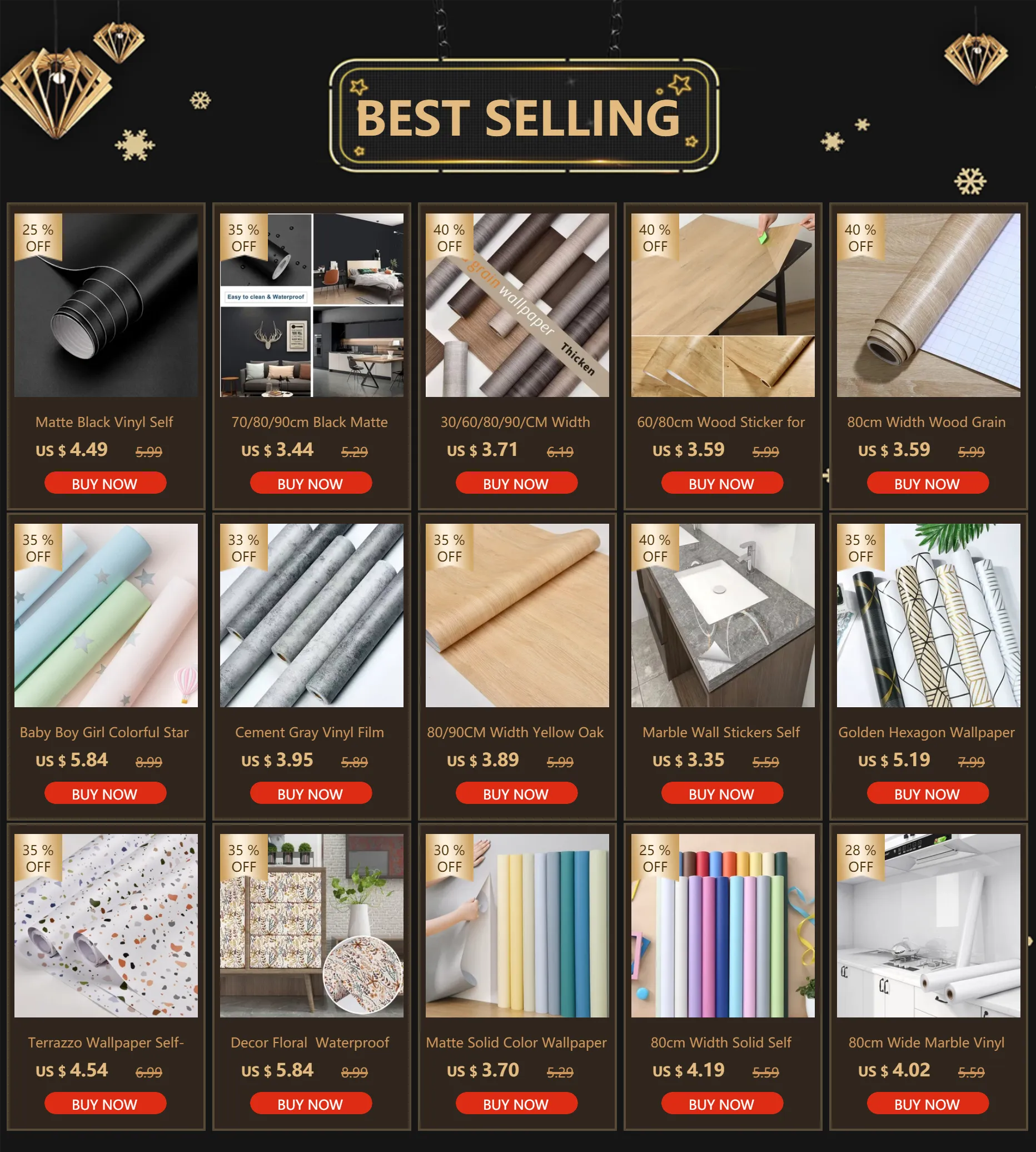 30/60/80/90 cm Width Waterproof PVC Wood Grain Door Stickers for ...