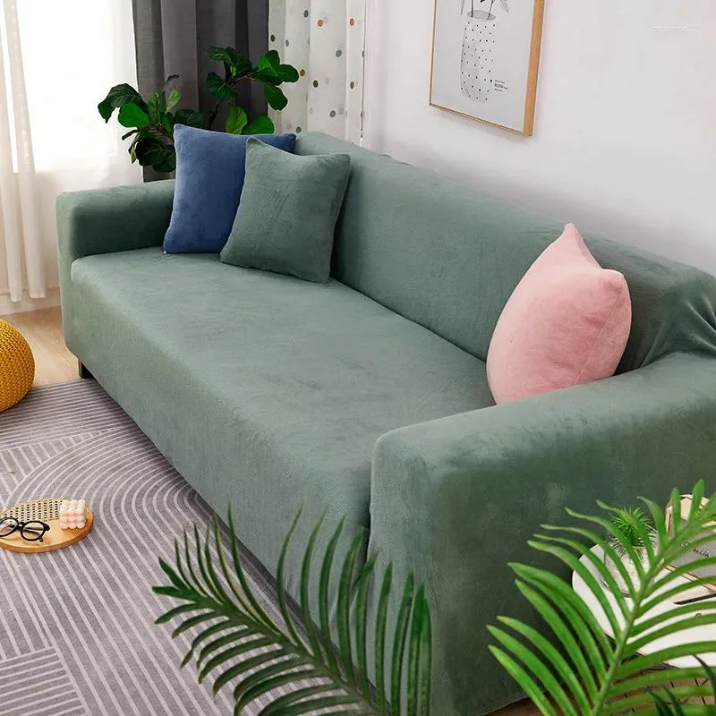 Sandalye, oturma odası slipcovers için peluş elastik kanepeyi kapsar.