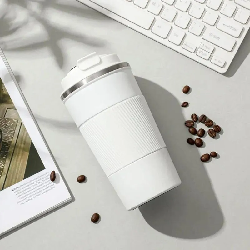 Bouteilles d'eau tasse de voyage isolée à épilation anti-éclaboussure