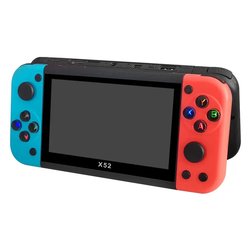 Console de jeu portable + 15 000 jeux – Écran haute résolution Full HD de 4 pouces + mémoire extensible de 128 Go, licence Linux 2.0, WiFi, multijoueur + 4 déclencheurs arrière