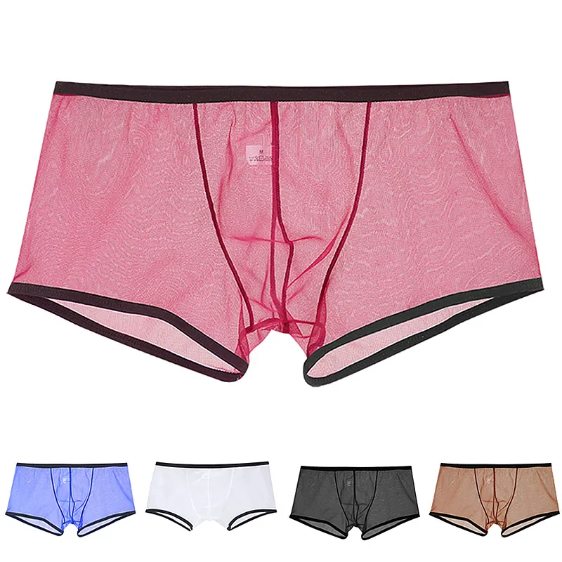 INNERSY Zachte boxershorts voor heren, met gulp en ademende retroshorts