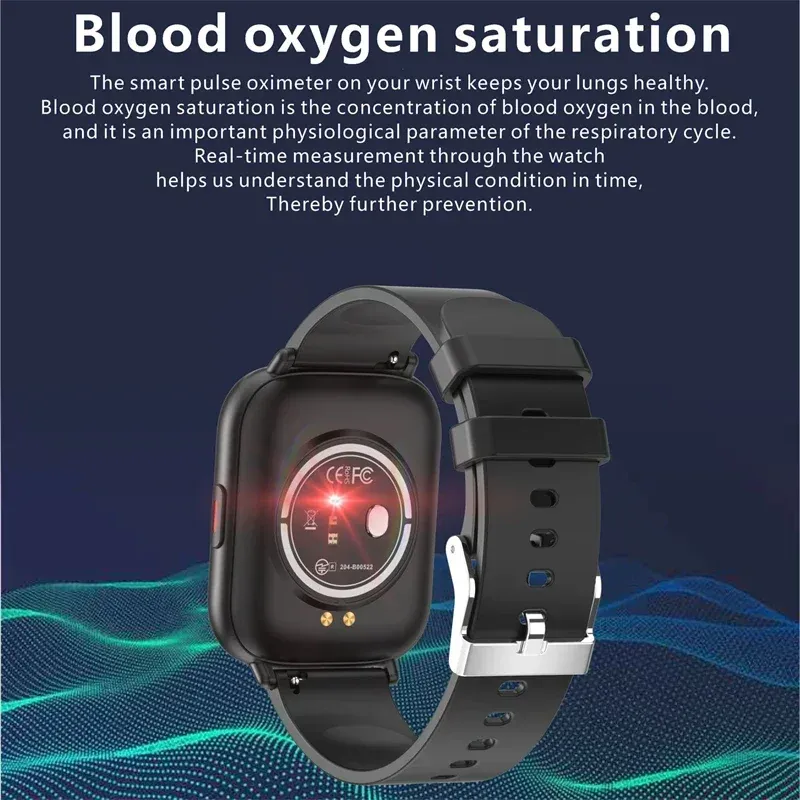 Xiaomi Smartwatch 1.85 Inch Full Elo Screen Body Temperature Accurate Oxygen Monitor Unisex PK P8 From Ddmylovely 15.82 DHgate.Com