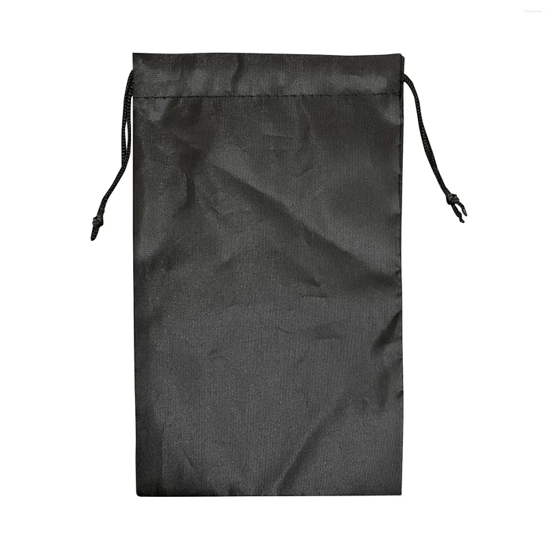 Sacs à linge étanche noir valise gymnase maison polyester léger pour vêtements sales sac de voyage stockage humide sec avec cordon de serrage