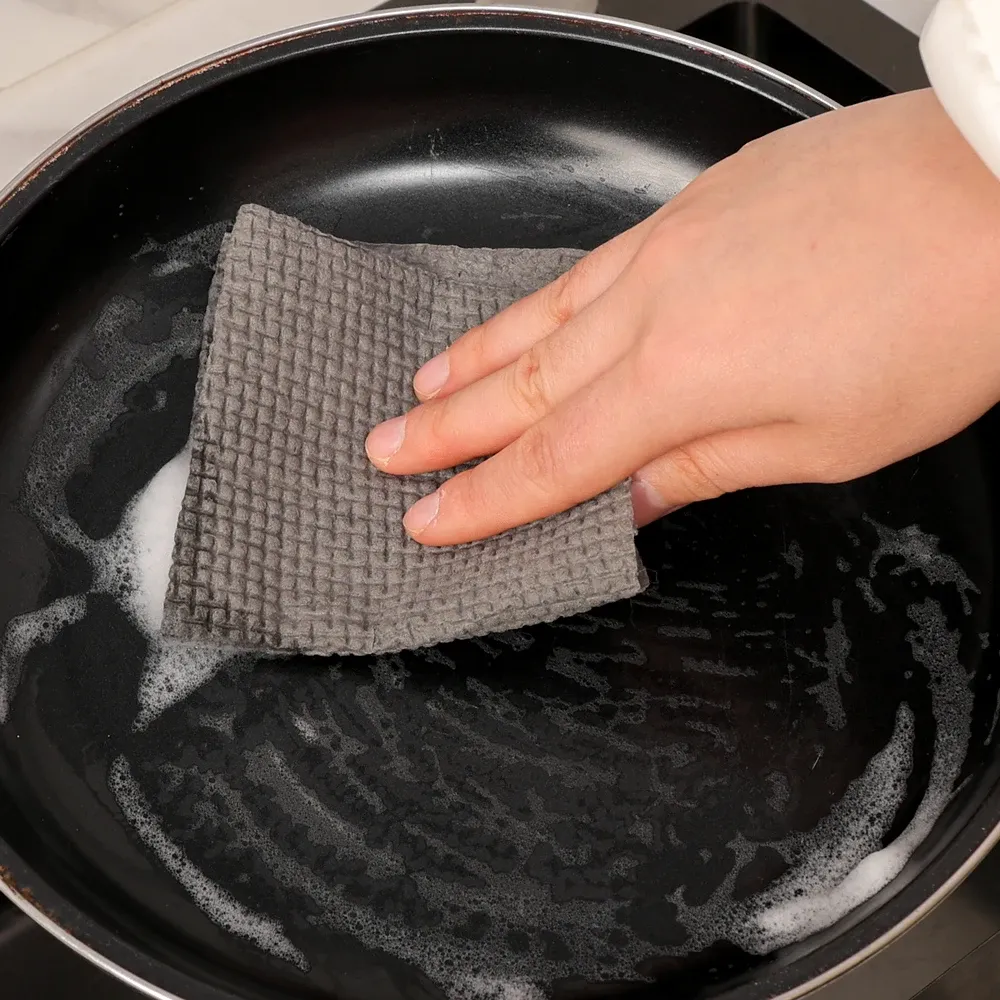 25 pcs/roll wegwerfbare Lappen verdickte nicht gewebte Geschirrtücher Home Küchenreinigung Tücher Super absorbierende Handtücher Auto Reinigertücher Wischtücher