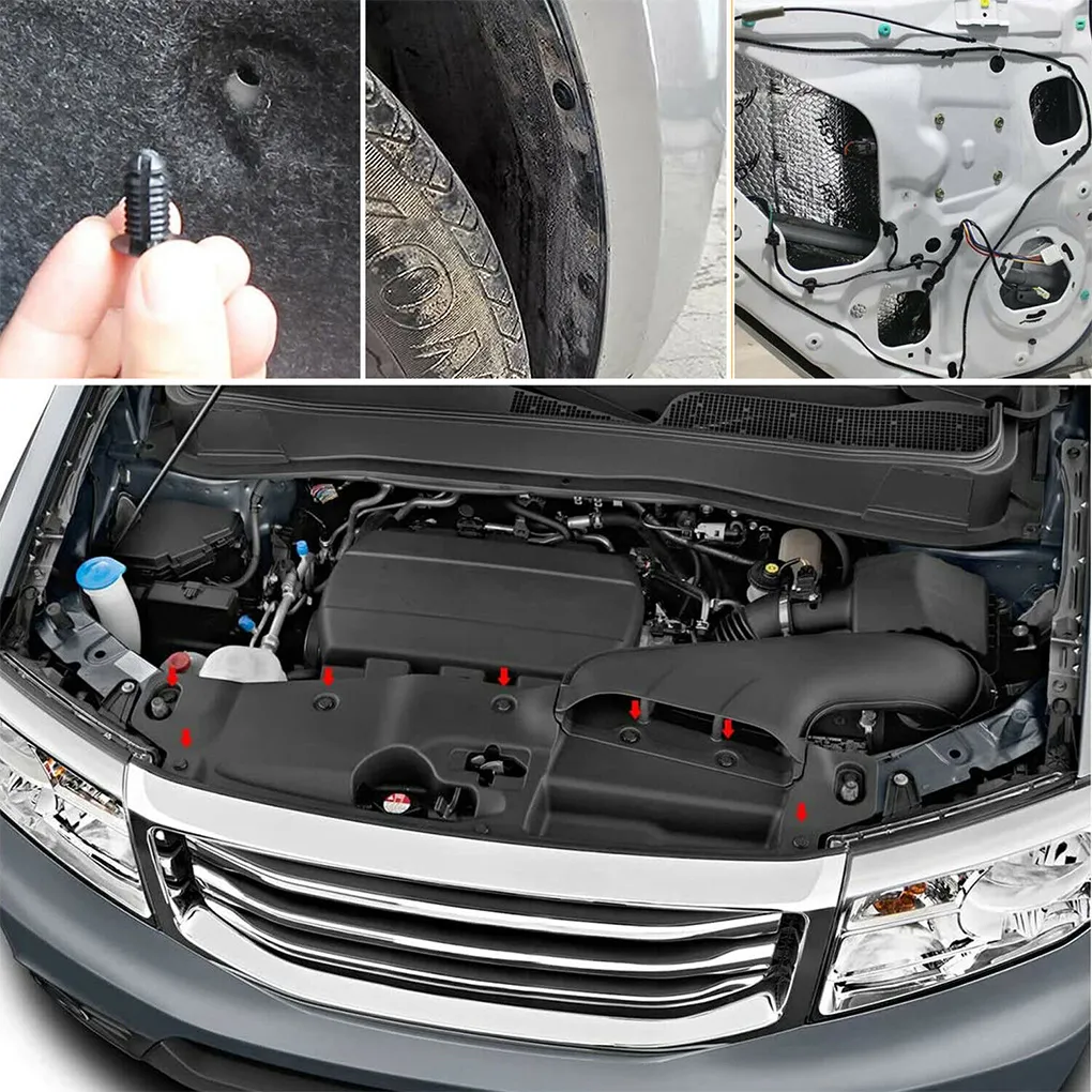 20x Côté De La Jupe & SEUIL GARNITURE Moulée CLIPS- Quelques HONDA CIVIC & Jazz - Foto 3