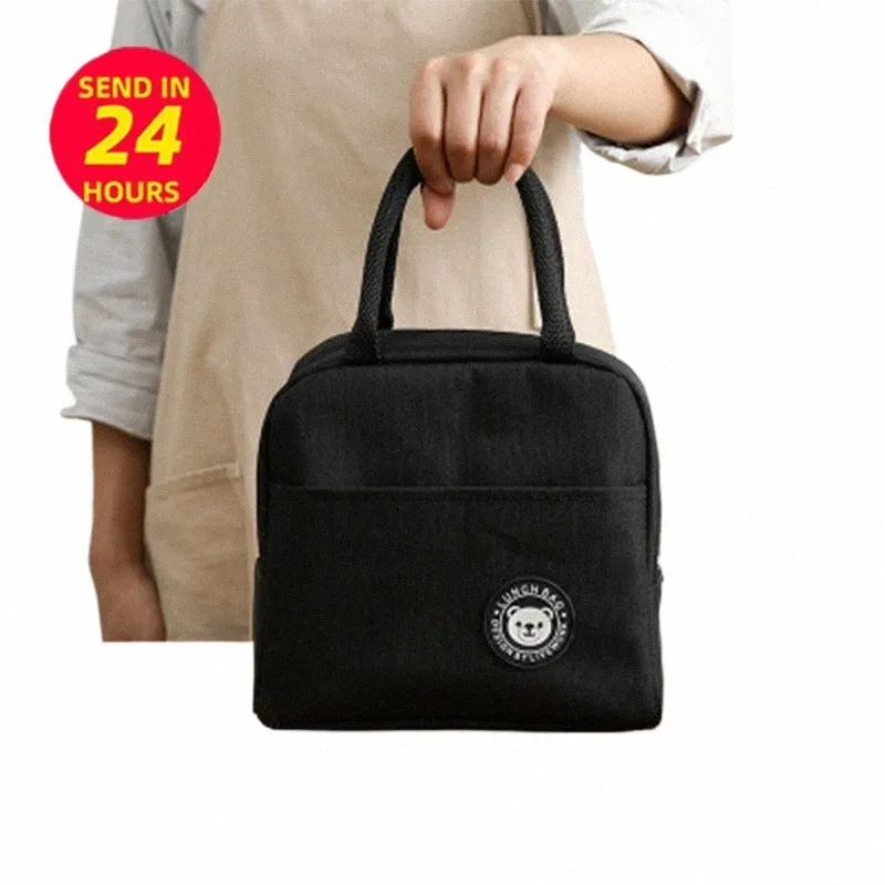 Borsa per il pranzo con tracolla Maniglia Borsa termica per donna Borsa per alimenti portatile per lavoro Studente Lunch Box termico Frigo termico x2cS #