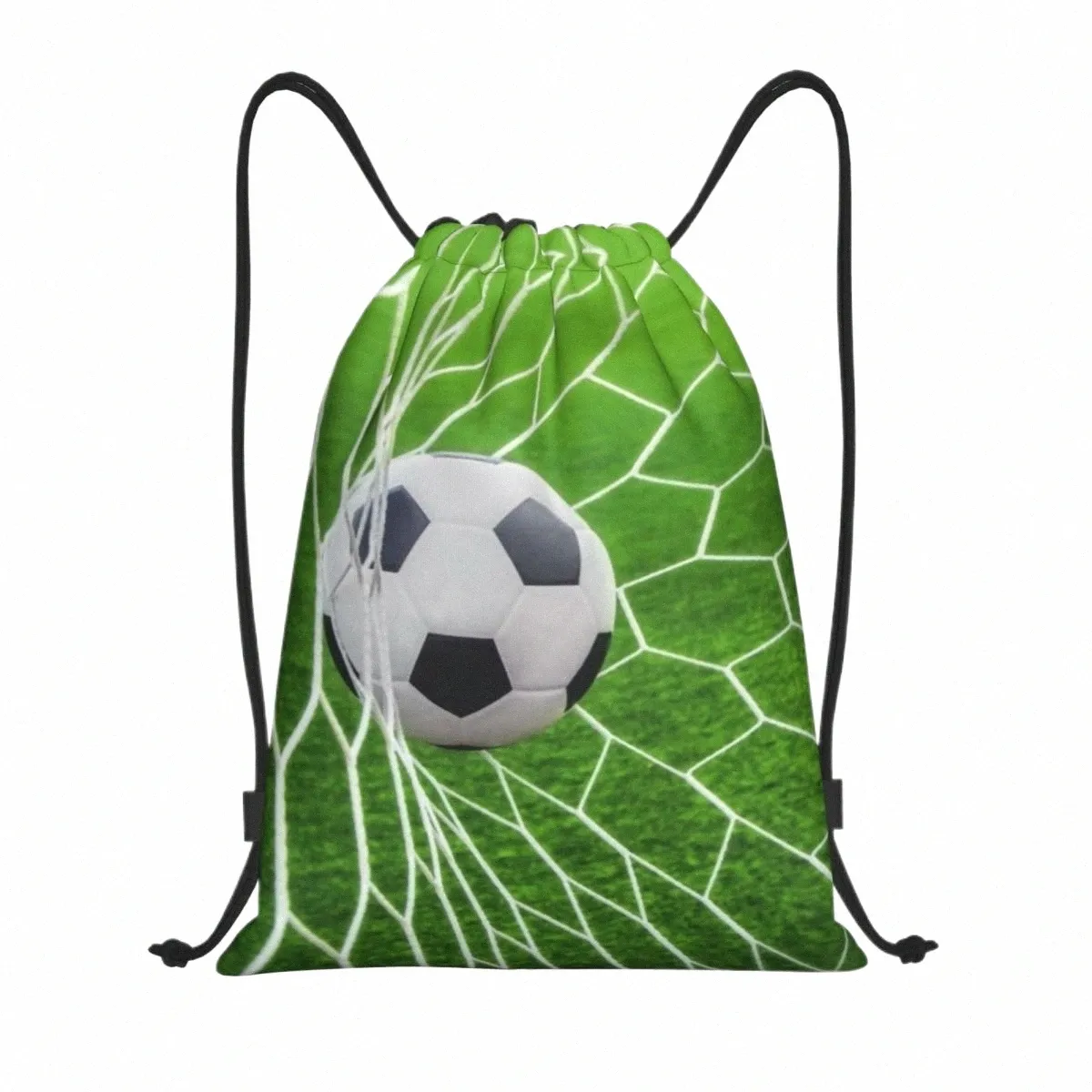 Saco de cordão personalizado para gol de futebol para loja Mochilas de ioga Homens Mulheres Futebol Esporte Esportes Ginásio Sackpack Q21n #