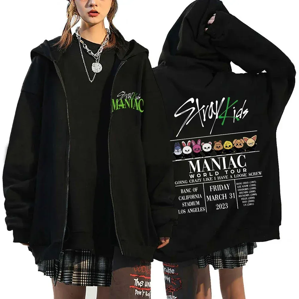 アイドル ZIP UP HOODIE - FoxI.Ny / Stray Kids アイドル ZIP UP HOODIE - FoxI.Ny / Stray Kids STRAY KIDS