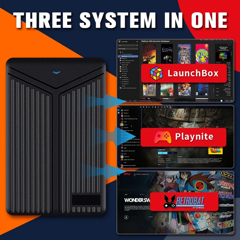 Hyper Base Mix 5TB Gaming Drive dur 60000+ jeux pour PS4 / PS3 / PS2 / GameCube / Sega Saturn / Wii / Wiiu Plugplay pour Win PC