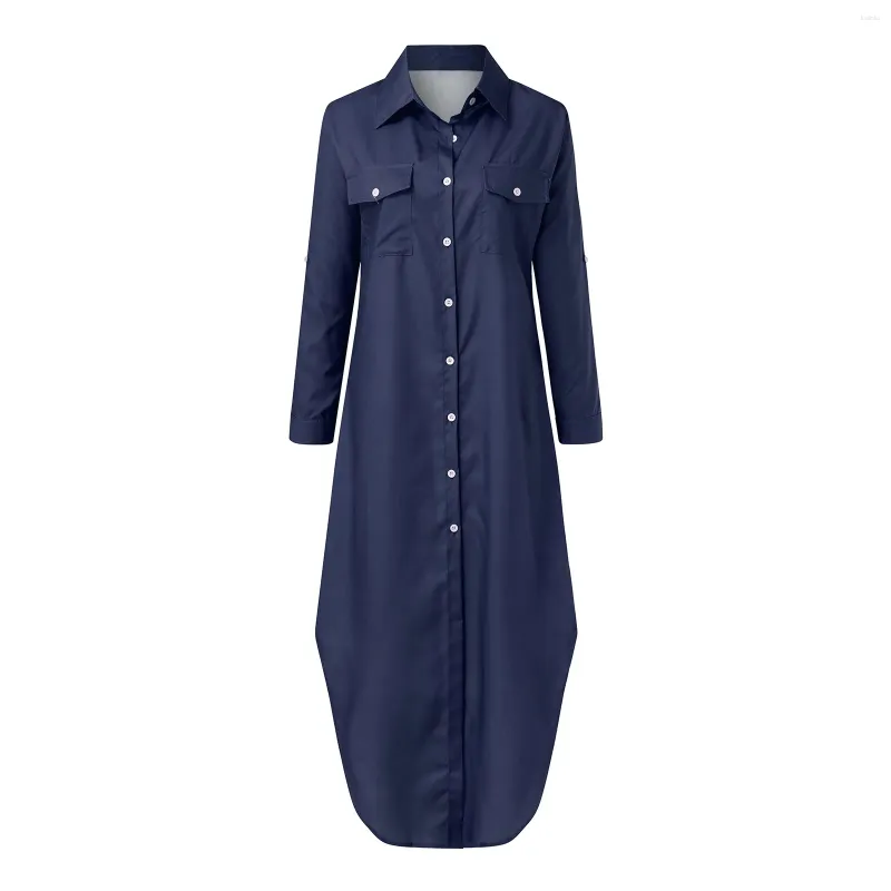 Long Sleeve Polyester Bodycon Dress with Single Breasted Closure and Button  Decoration for Women from Dhgate Basic & Casual Dresses - price 37.88