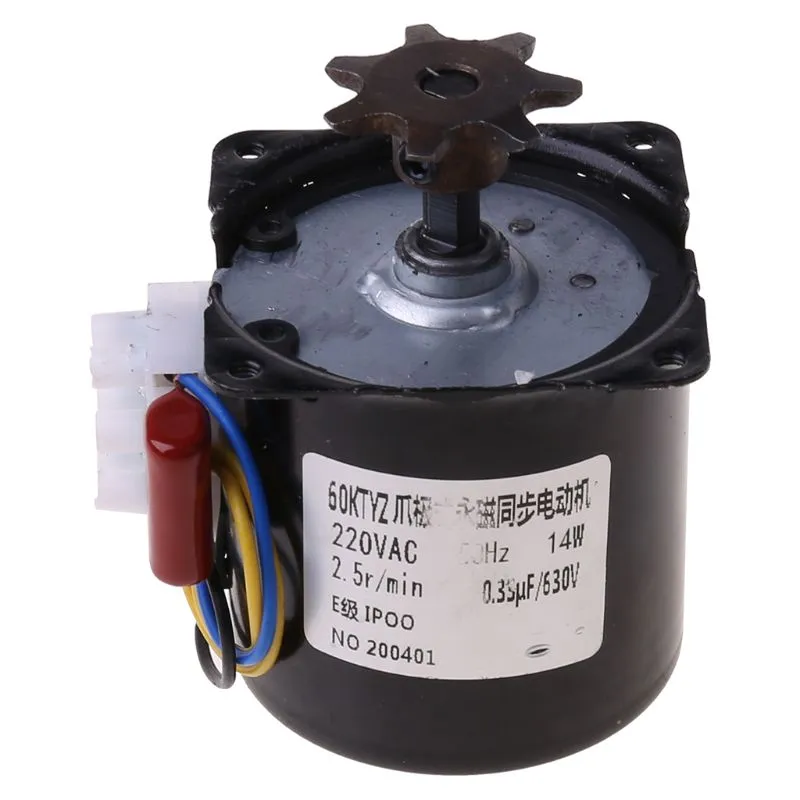 thumbnail image 2 of Replacement Egg Turner Motor For Little Giant & Hovabator Incubators - 110v AC Synchronous Motor 2 of 9