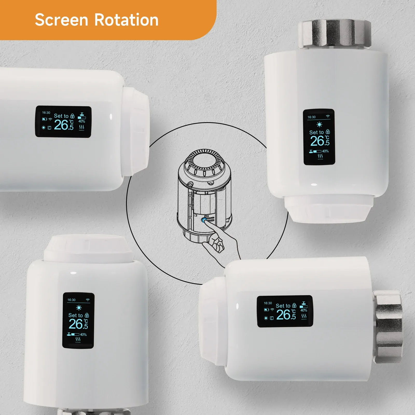 Remote Trv Tuya Zigbee Radiator Thermostat Valve | Smart Wifi Thermostatic ...