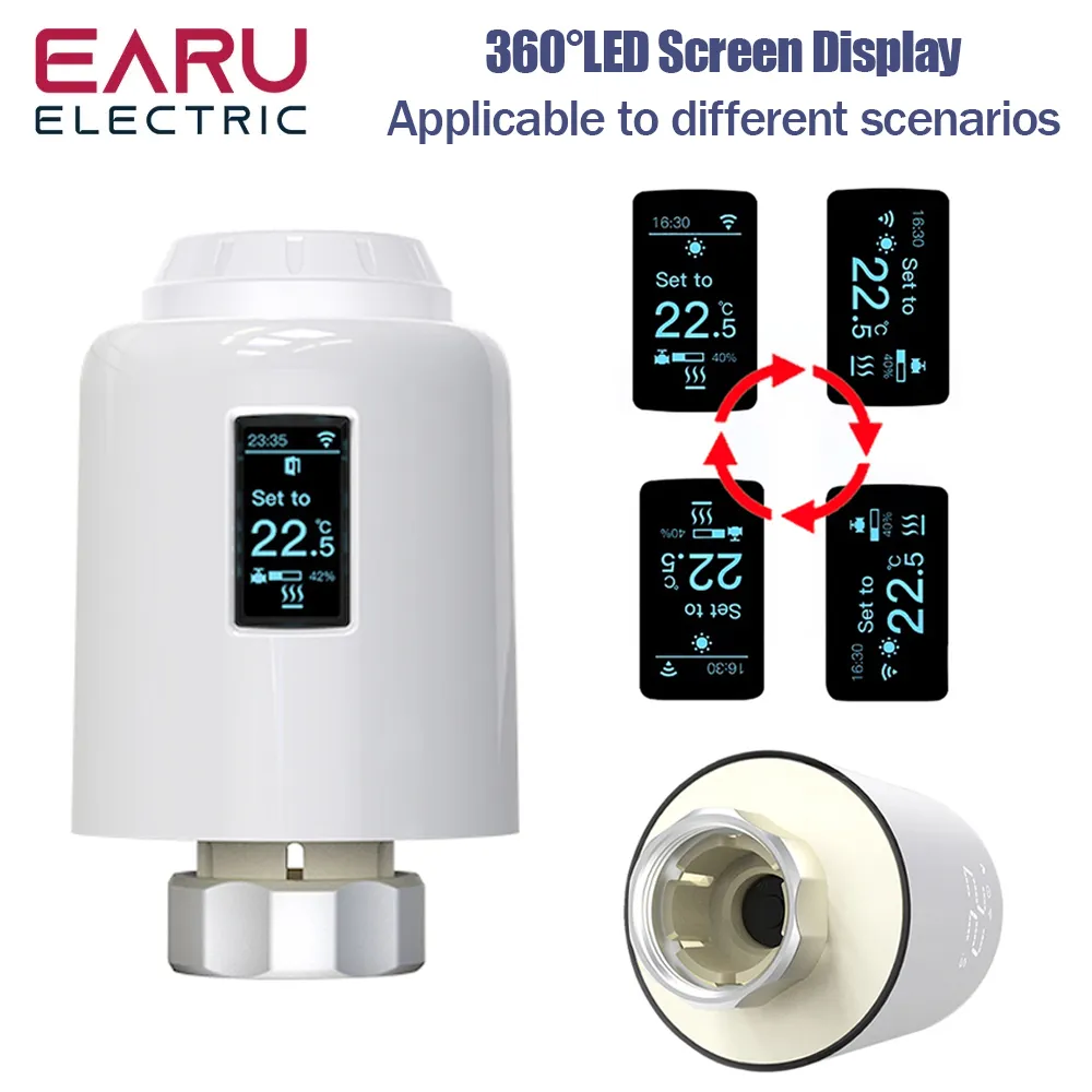 Remote Radiator Trv New EWeLink Smart ZigBee Thermostat Radiator TRV Programmable Actuator ...