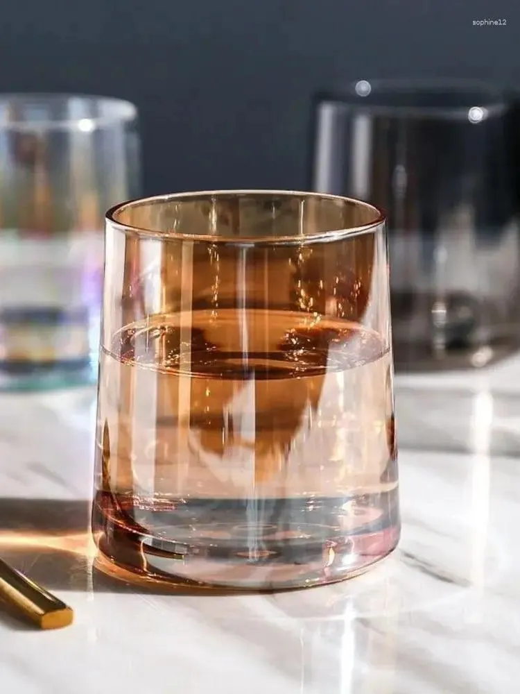 Canecas copo de água transparente high-end japonês uísque doméstico cerveja baijiu vinho estrangeiro