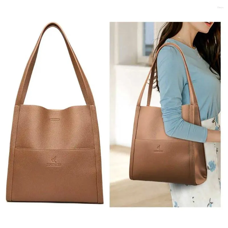 Сумки на плечо, женская сумка с верхней ручкой, повседневная сумка на молнии, простая большая сумка-хобо, универсальная кожаная сумка-шоппер