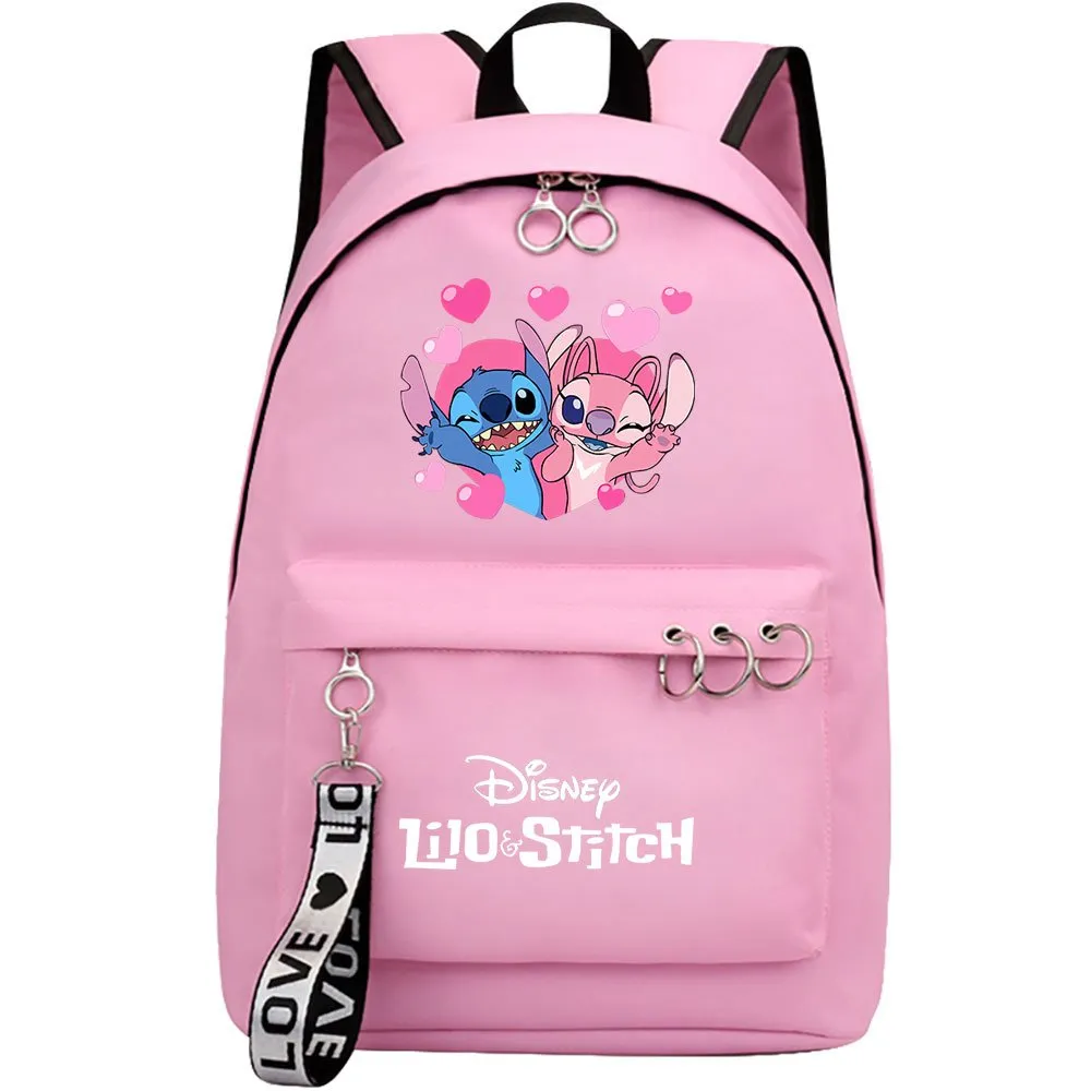 thumbnail image 2 of Lilo & Stitch Backpack For Kids - Nylon School Bag, Bookbag, Or Travel Rucksack 2 of 13