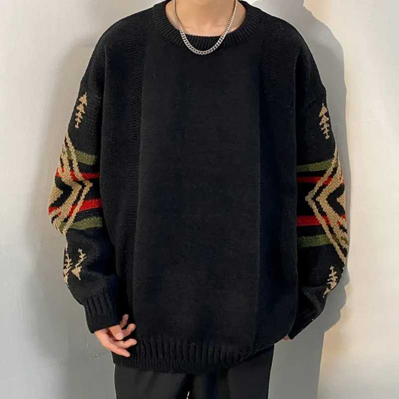 Casual jacquard sweater