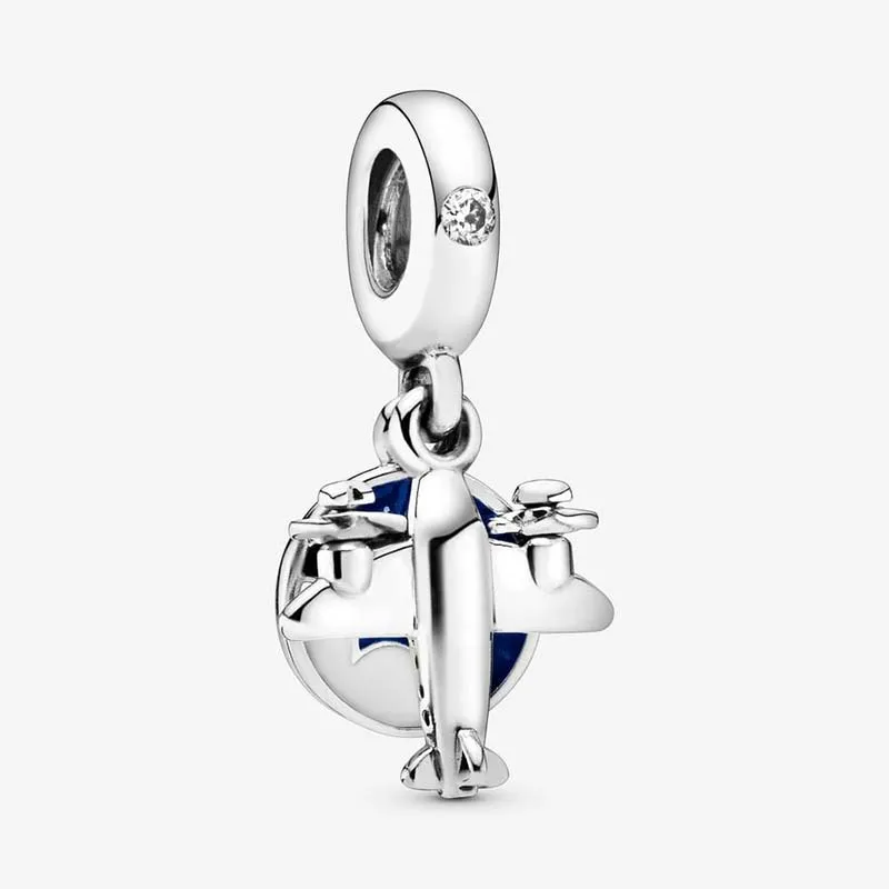Charm Argent 925 Pour Bracelet – Avion Concorde – Neuf Sous Blister