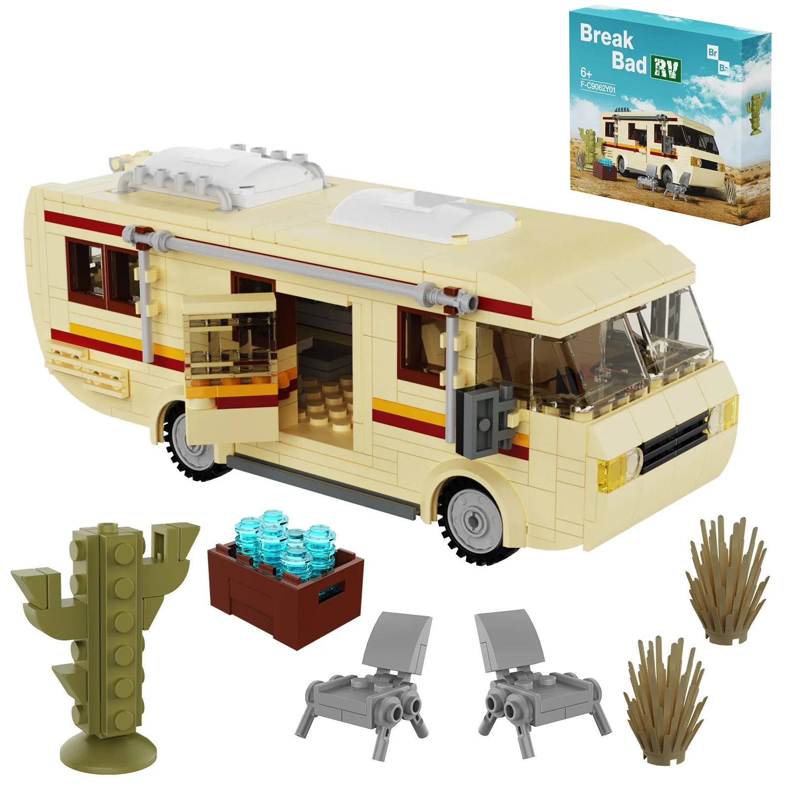 Set Mattoncini Breaking Bad - Camper Laboratorio Di Walter White (Blister 2023)