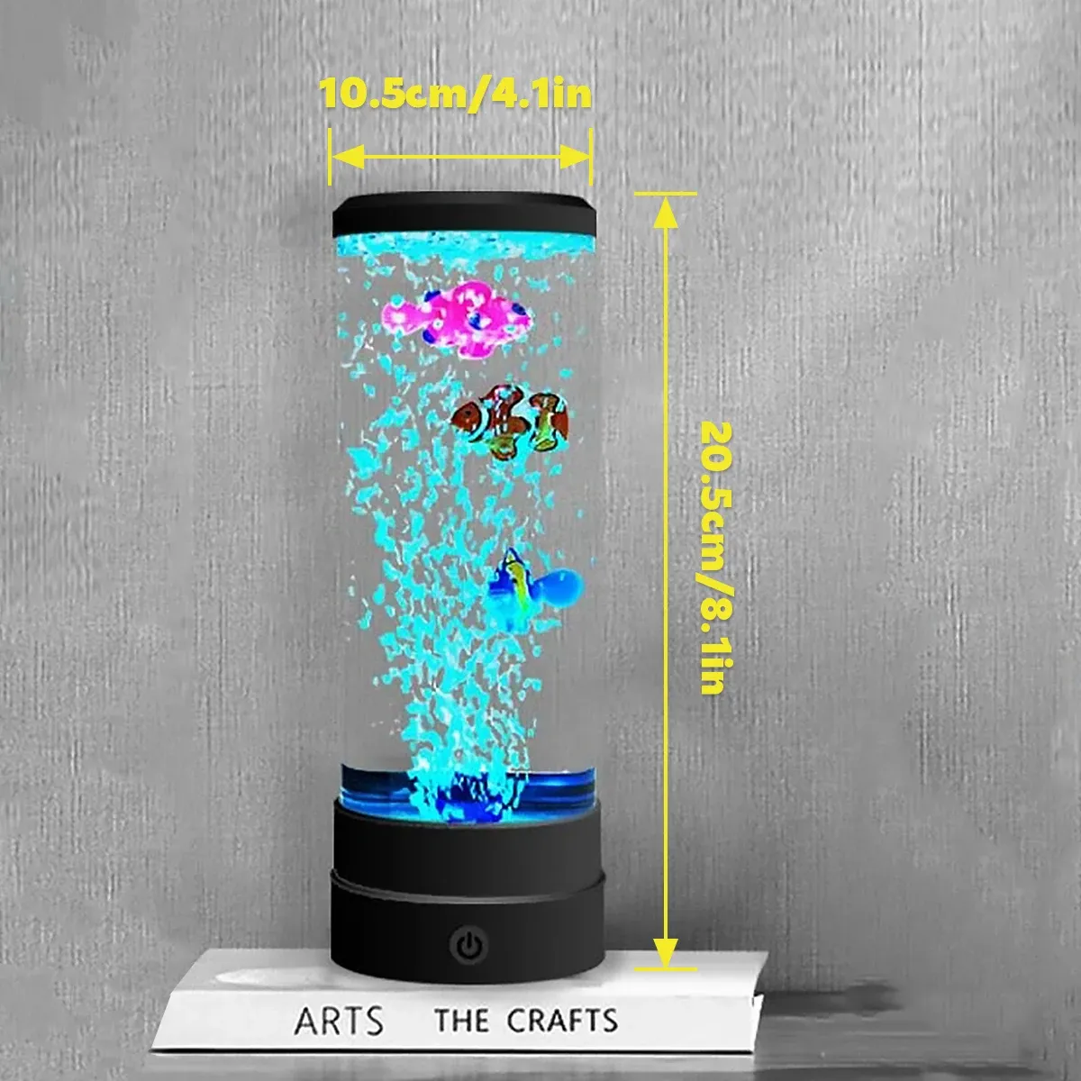 2024LED Fish Lamp Kit Multicolor Aquarium Light Home Decor Simulated ...