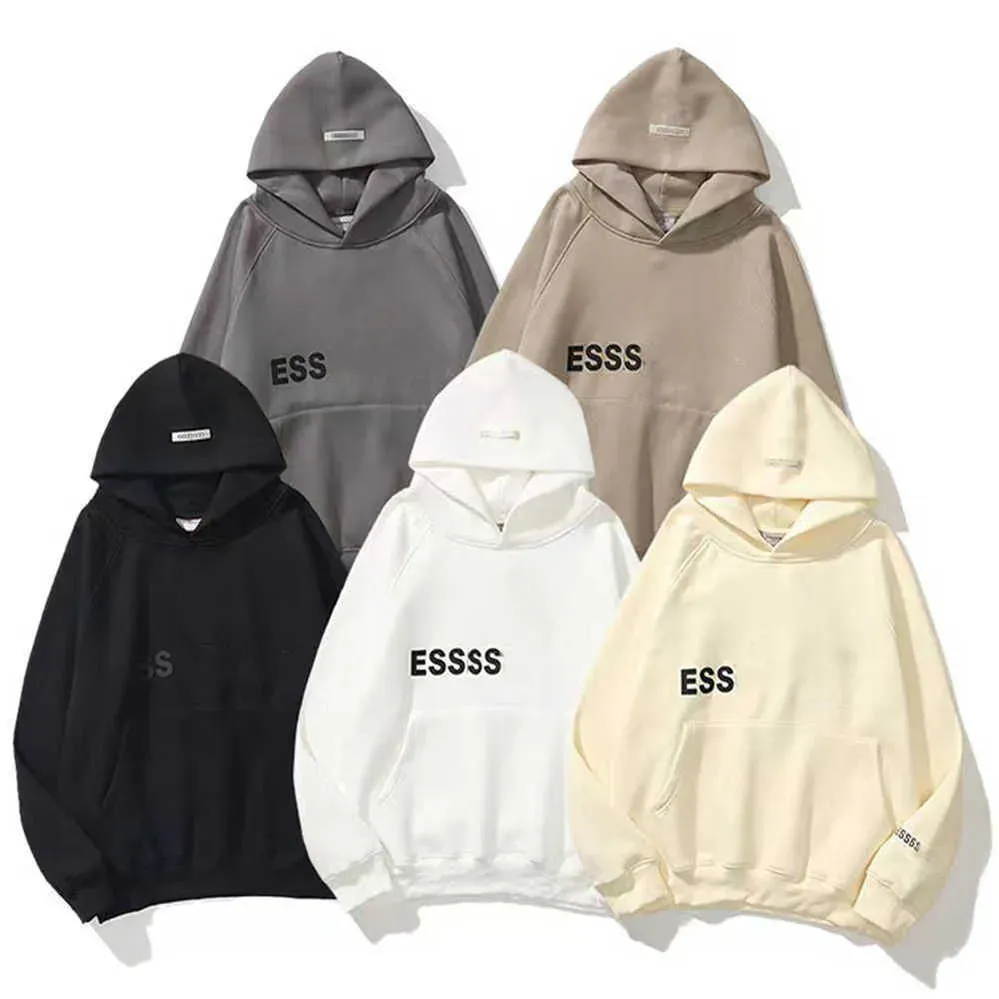 Essentialsweatshirts Hoodie Tracksuit Männer Frauen Essentialshoodie Hoody Hosen Set Mann Übergroße Pullover Anzug Frühling Angst Gott Designer Essentielle